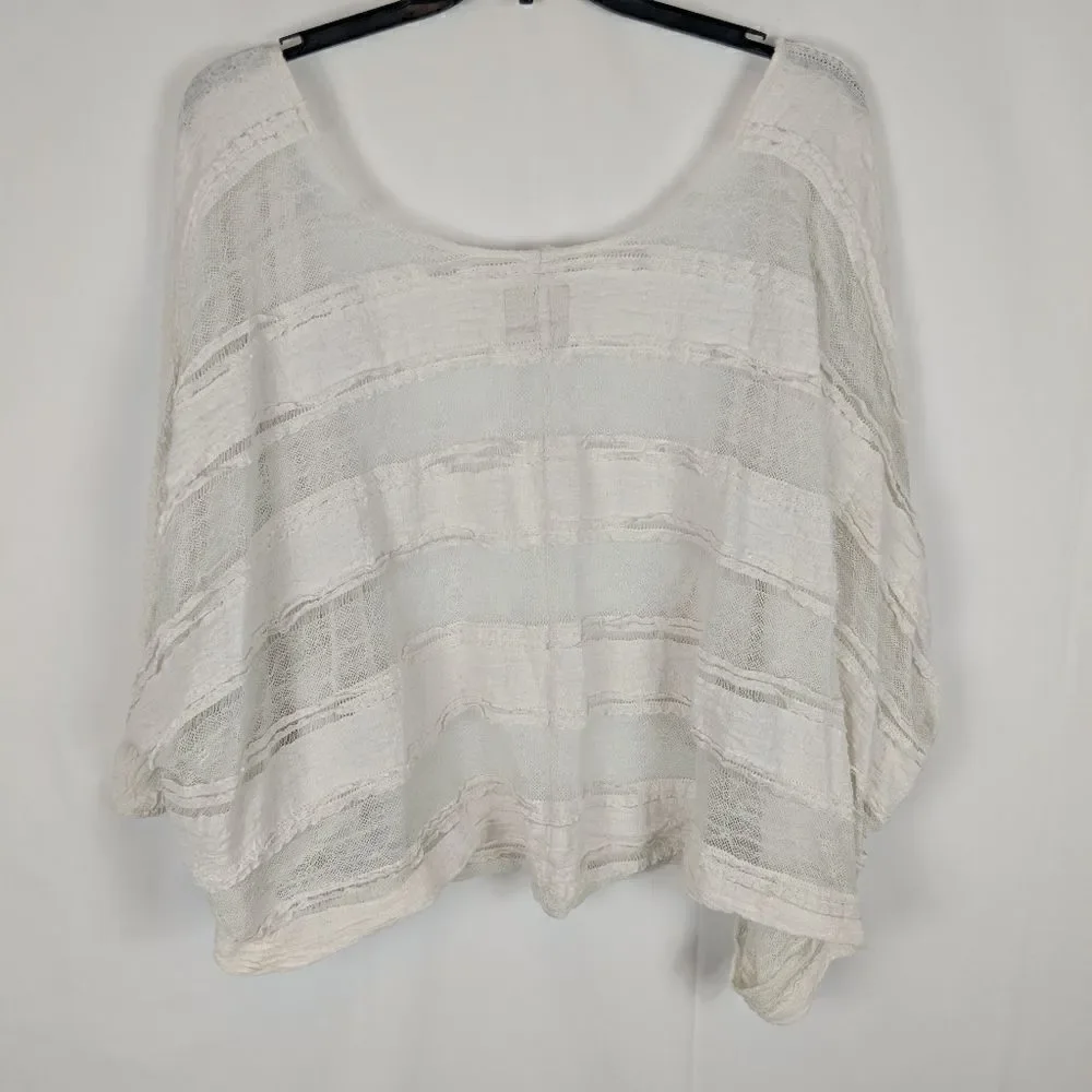 Chaser Classic Kimono In Lace White Women's Size X